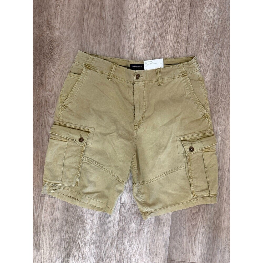 American Eagle Next Level Flex Chino Shorts Men Size 38 Classic Cargo Knee NWT